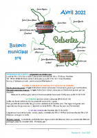 Bulletin municipal n°4 – AVRIL 2021
